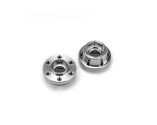 JConcepts 3443-006 6.5mm 12mm Hex Aluminum Crawler Beadlock Wheels Hex Adaptors (2 Pack)