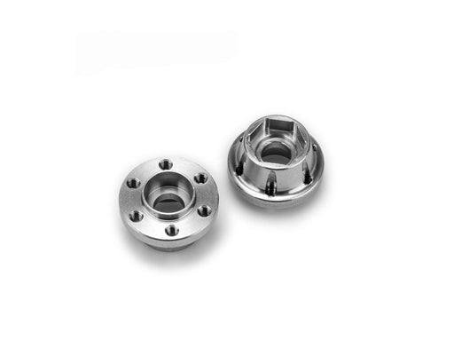 JConcepts 3443-007 7.5mm 12mm Hex Aluminum Crawler Beadlock Wheels Hex Adaptors (2 Pack)