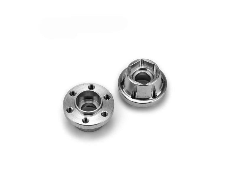 JConcepts 3443-008 8.5mm 12mm Hex Aluminum Crawler Beadlock Wheels Hex Adaptors (2 Pack)