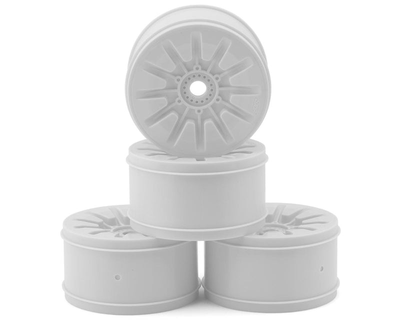 JConcepts 3448W White Pioneer 4.0" Standard Offset 1/8 Truck Wheels (4 Pack)