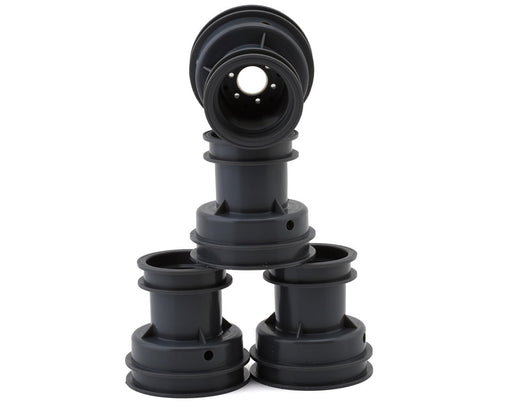JConcepts 3455G Grey Losi Mini LMT Mini Tribute Wheels with Hex Adaptors (4 Pack)