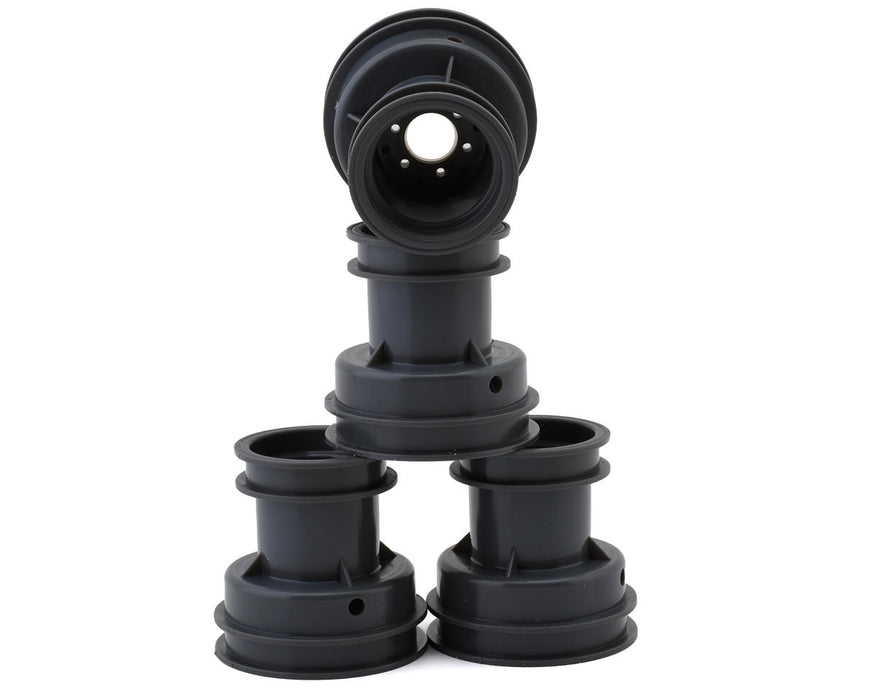 JConcepts 3455G Grey Losi Mini LMT Mini Tribute Wheels with Hex Adaptors (4 Pack)