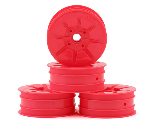 JConcepts 3463P Pink RC10 Pioneer 2.2 Bearing Front Wheels (4 Pack)