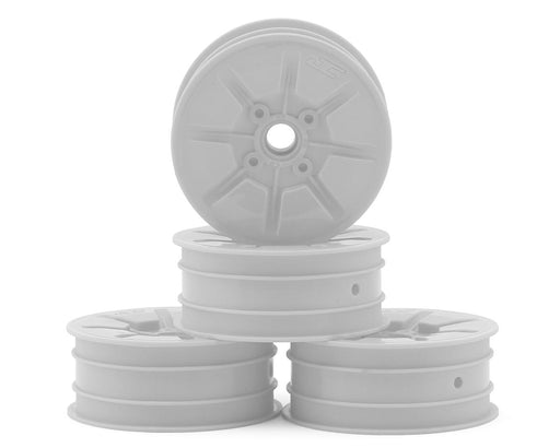 JConcepts 3463W White RC10 Pioneer 2.2 Bearing Front Wheels (4 Pack)