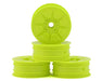 JConcepts 3463Y Yellow RC10 Pioneer 2.2 Bearing Front Wheels (4 Pack)