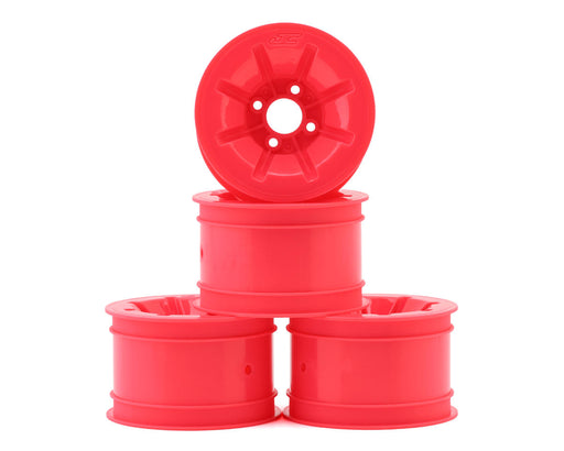 JConcepts 3464P Pink RC10 Pioneer 2.2 Rear Wheels with Adapters (4 Pack)