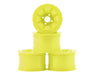 JConcepts 3464Y Yellow RC10 Pioneer 2.2 Rear Wheels with Adapters (4 Pack)