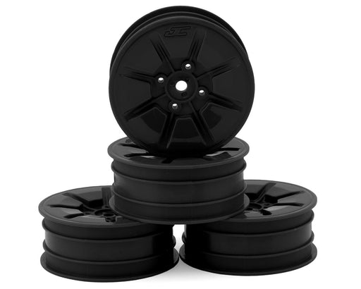 JConcepts 3465B Black Pioneer 2.2 2WD Front Buggy Wheels (4 Pack)