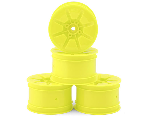JConcepts 3466Y Yellow Pioneer 2.2 Rear Buggy Wheels (4 Pack)