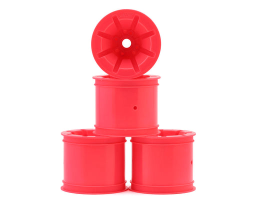 JConcepts 3468P Pink RC10T Pioneer 2.2 Bearing Front Wheels (4 Pack)
