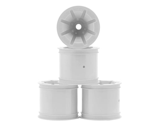 JConcepts 3468W White RC10T Pioneer 2.2 Bearing Front Wheels (4 Pack)