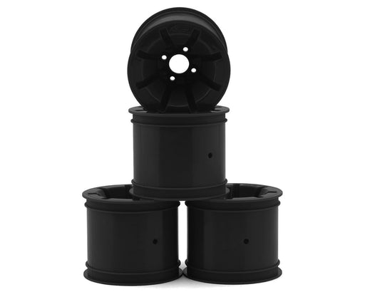 JConcepts 3469B Black RC10T Pioneer 2.2 Rear Wheels with Adapters (4 Pack)