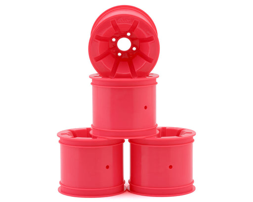 JConcepts 3469P PinkRC10T Pioneer 2.2 Rear Wheels with Adapters (4 Pack)