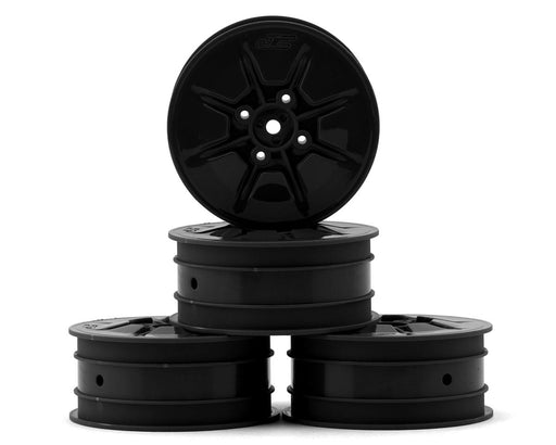 JConcepts 3470B Black Pioneer 2.2 4WD Front Buggy Wheels fits - 22X-4, XB4, B74.1 (4 Pack)