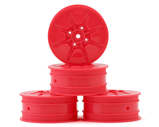 JConcepts 3470P Pink Pioneer 2.2 4WD Front Buggy Wheels fits - 22X-4, XB4, B74.1 (4 Pack)