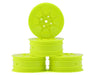 JConcepts 3470Y Yellow Pioneer 2.2 4WD Front Buggy Wheels fits - 4 Pack) (22X-4, XB4, B74.1 (4 Pack)