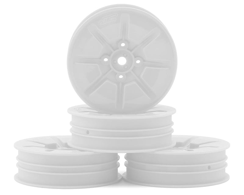 JConcepts 3476W WhitePioneer 2.2 "Slim" Front Wheels fits - 4 Pack) (B7/B6/RB6/SRX2/YZ2 (4 Pack)