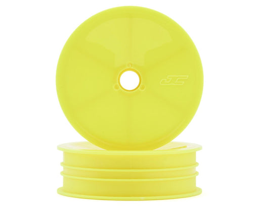 JConcepts 3478Y Yellow RC10 Mono 2.0" Vintage Buggy Front Wheels (2 Pack)