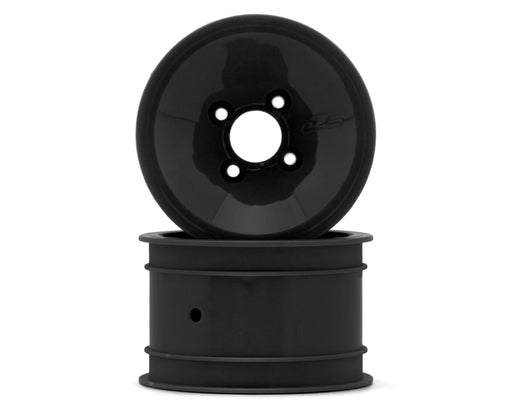 JConcepts 3479B Black RC10 Mono 2.0" Vintage Buggy Rear Wheels (2 Pack)