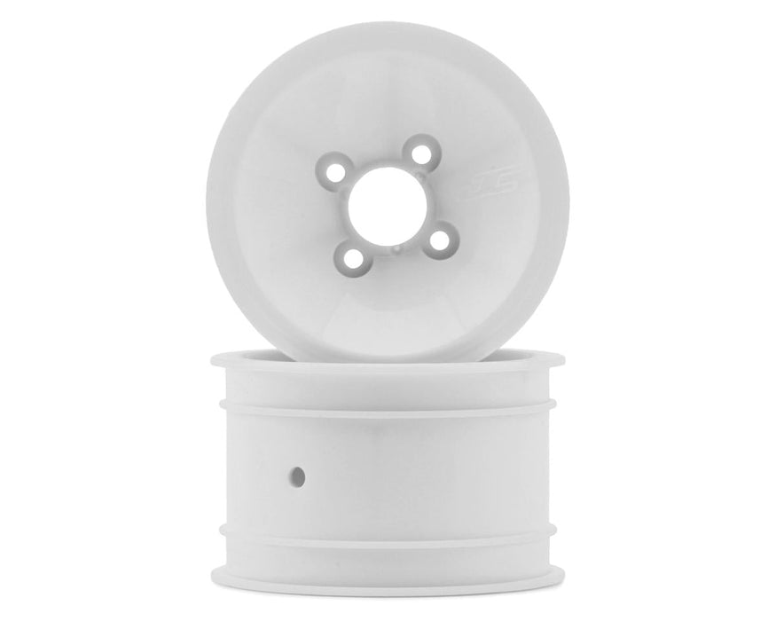 JConcepts 3479W White RC10 Mono 2.0" Vintage Buggy Rear Wheels (2 Pack)