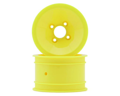 JConcepts 3479Y Yellow RC10 Mono 2.0" Vintage Buggy Rear Wheels (2 Pack)