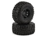JConcepts 4009-3044 Pre-Mounted Landmines SC Yellow Compound Tires with Black Hazard Wheels (2 Pack)