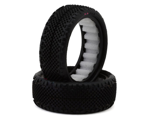 JConcepts 4062-010 Pin Swag LP Wide 2.2" 2WD Front Pink Compound Buggy Carpet Tires (2 Pack)