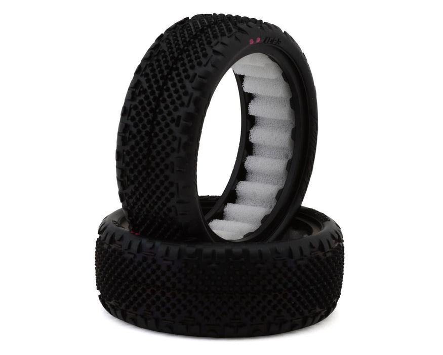 JConcepts 4062-010 Pin Swag LP Wide 2.2" 2WD Front Pink Compound Buggy Carpet Tires (2 Pack)