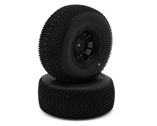 JConcepts 4070-3244 Subcultures 2 Pre-Mounted Off-Road Green Compound Tires (2 Pack) (Slash 2WD Rear and 4x4)