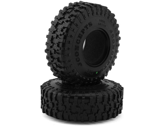 JConcepts 4090-02 Tusk 2.2" All Terrain Green Compound Rock Crawler Tires (2 Pack)