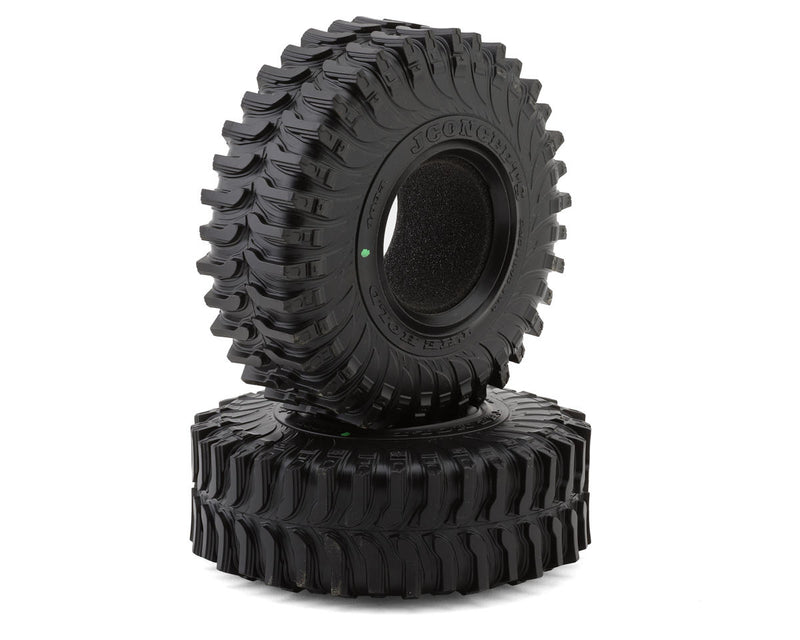 JConcepts 4093-02 The Hold 2.2" 1/10 Green Compound Rock Crawler Tires (5.25" - Class 3 - 2 Pack)