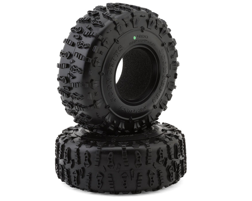 JConcepts 4100-02 Ruptures 2.2" 1/10 Green Compound Rock Crawler Tires (5.25" - Class 3 - 2 Pack)