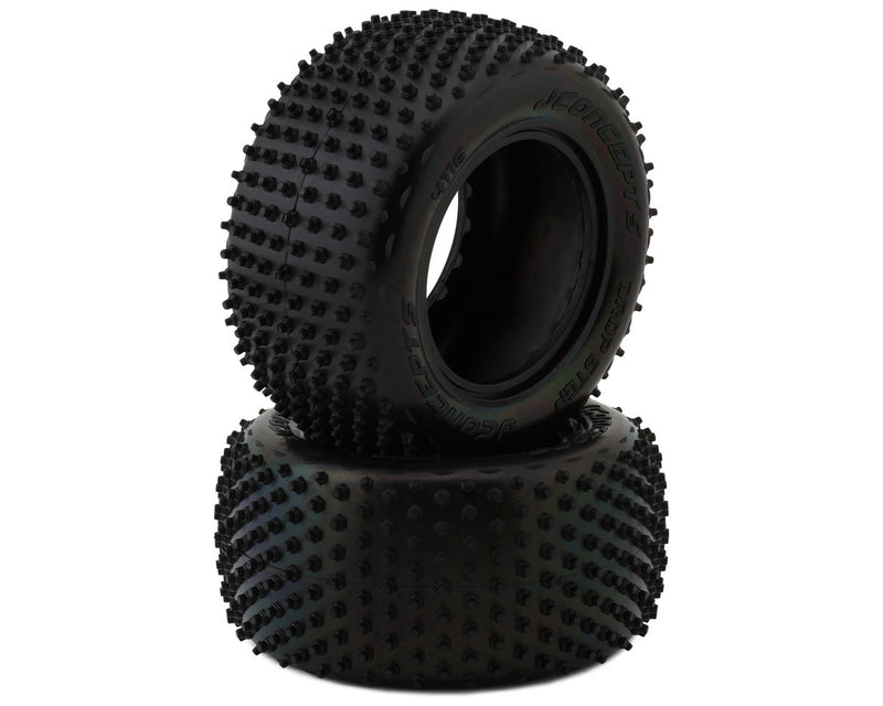 JConcepts 4116-010 2.2" Drop Step 1/10 Stadium Truck Pink Compound Carpet Tires (2 Pack)