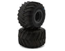 JConcepts 4124-41914 Losi Mini LMT Racer Pre-Mounted Monster Truck Tires (2 Pack) (Blue)