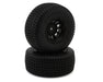 JConcepts 4151-3244 Dirt Trac Pre-Mounted Green Compound Dirt Oval Tires for 2WD Slash Rear and 4x4 (2 Pack)