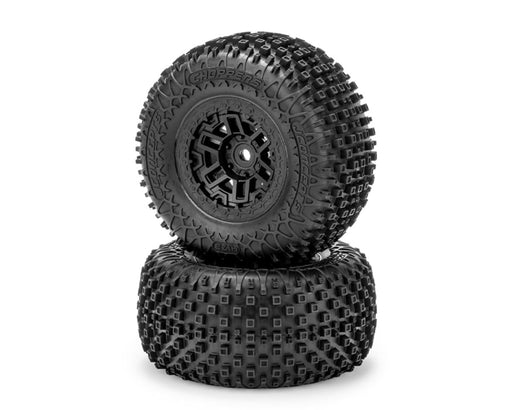 JConcepts 4173-30912 Choppers Pre-Mounted Tires on Yellow Wheels for Traxxas® Mini XRT™ (2 Pack)