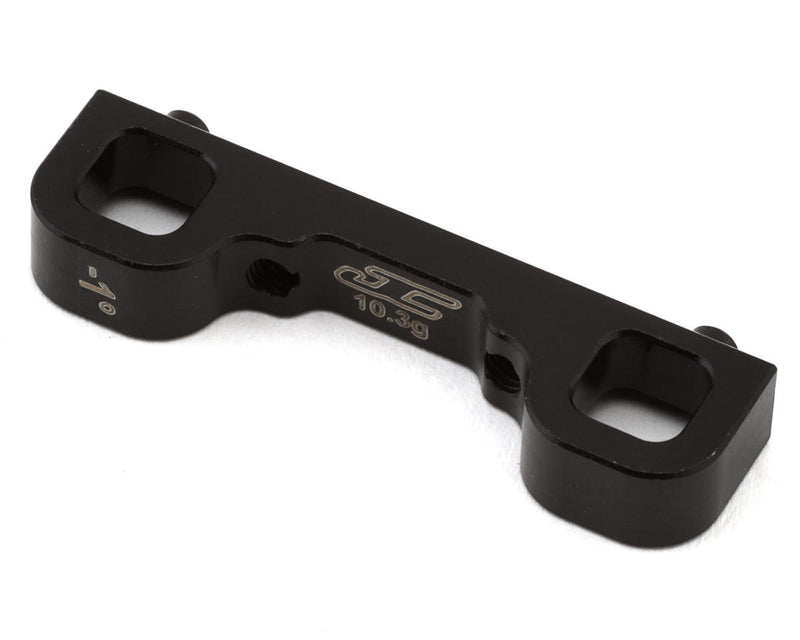 JConcepts 5198S Black Team Associated RC10B7/B7D 10.3g Steel Arm Mount "C" Block