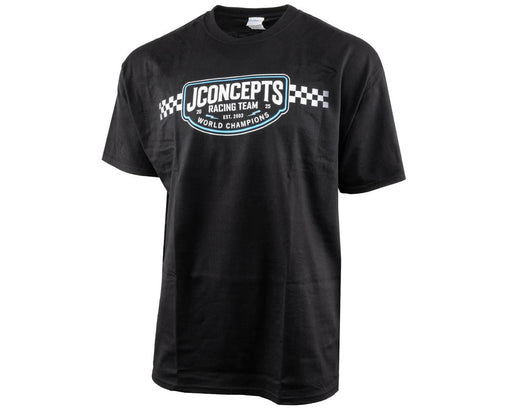 JConcepts 5260M Black Checkers or Wreckers 2025 T-Shirt (M)