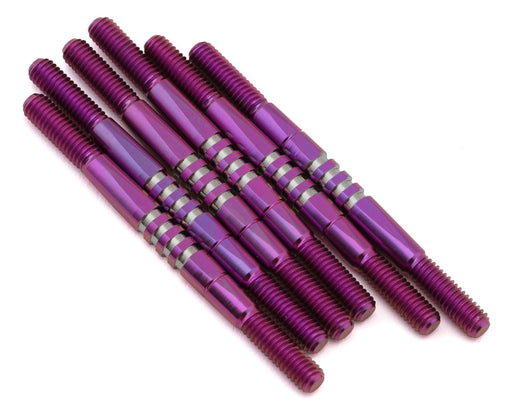 JConcepts 5290P Purple RC10 B7/B7D Fin Titanium Turnbuckle Set  (6 Pack)