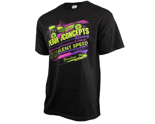 JConcepts 5319XXL Pink/Yellow Retro T-Shirt  (2XL)