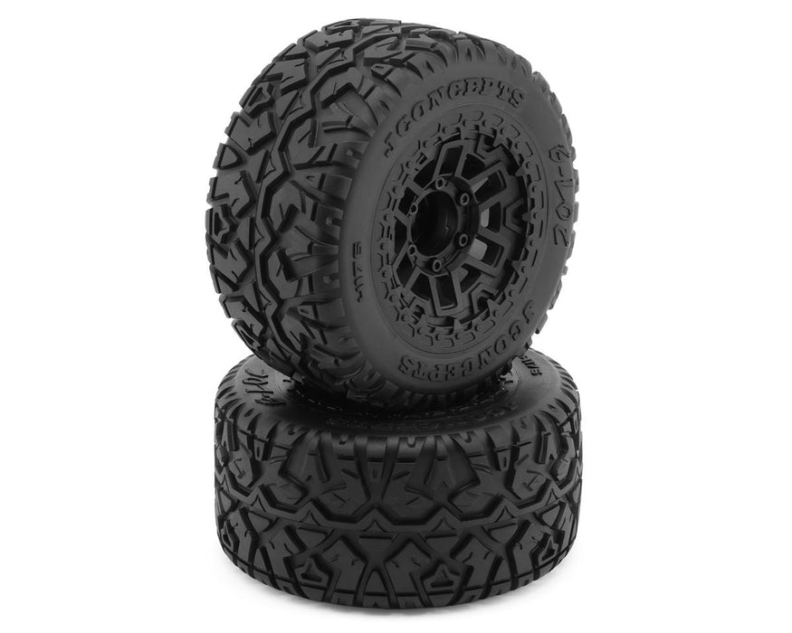 JConcepts 4176-39812 G-Locs 2.9" Platinum Compound Monster Truck Pre-Mounted Tires