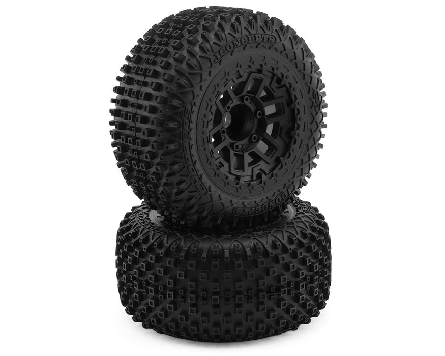 JConcepts 4187-39812 Choppers 2.9" Platinum Compound Monster Truck Pre-Mounted Tires
