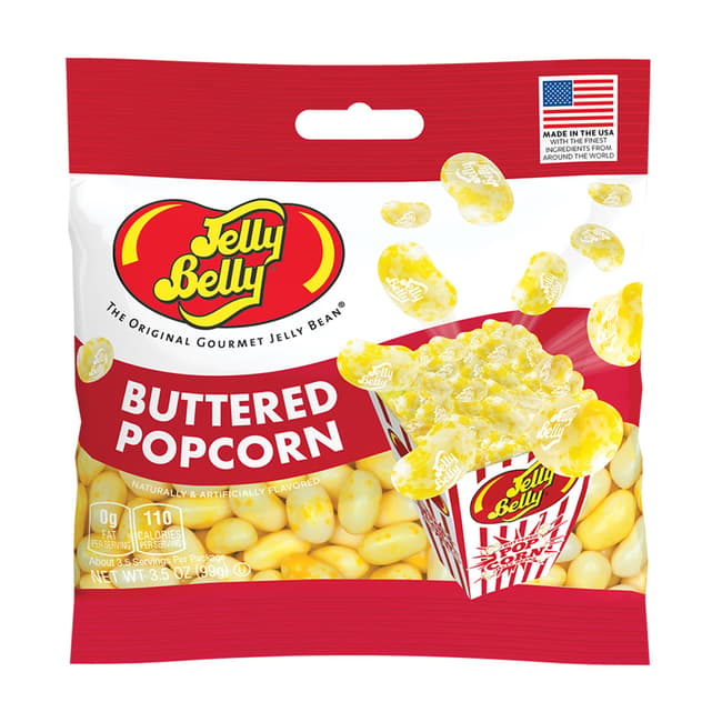 Jelly Belly Buttered Popcorn Jelly Beans 3.5oz Grab & Go® Bag