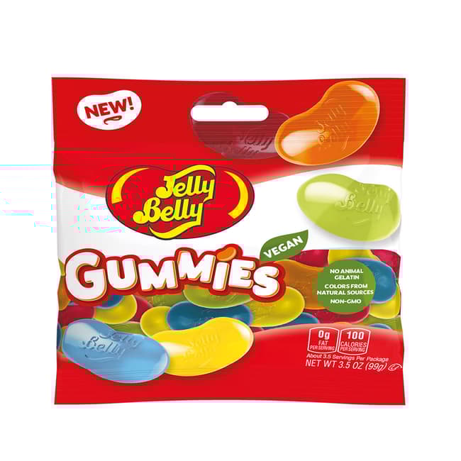 Jelly Belly Gummies Vegan Jelly Beans 3.5oz Grab & Go® Bag
