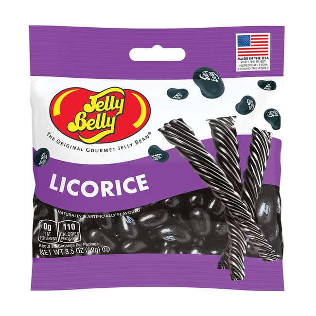 Jelly Belly Licorice Jelly Beans 3.5oz Grab & Go® Bag