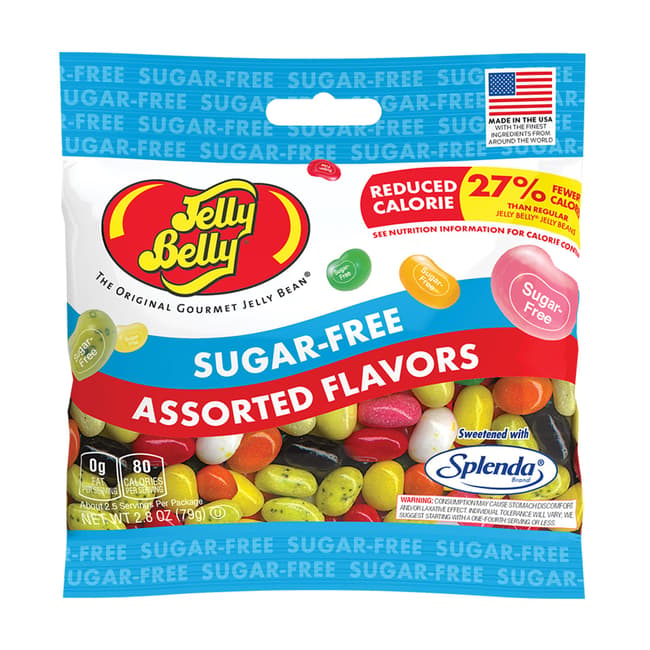 Jelly Belly Sugar Free Assorted Jelly Beans 3.5oz Grab & Go® Bag