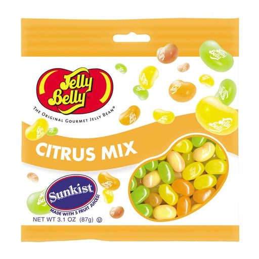 Jelly Belly Sunkist Citrus Mix Jelly Beans 3.1oz Grab & Go® Bag