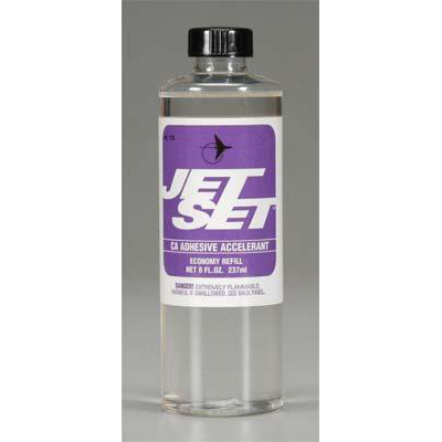 Jet Glues 778 Jet Set CA Accelerator 8oz Refill