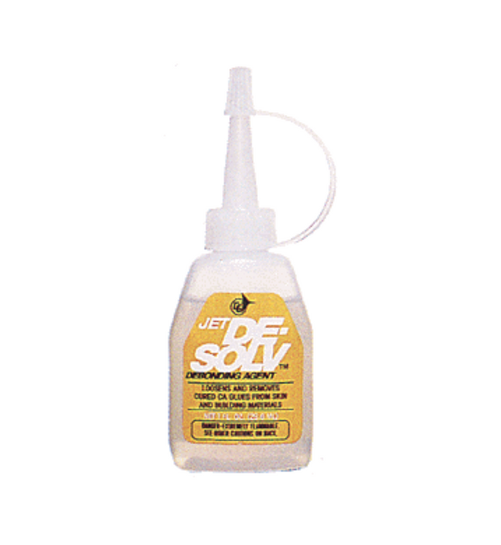 Jet Glues 781 DeSolv Solvent Remover 1oz — White Rose Hobbies
