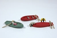 JL Innovation 492 HO Scale Row Boats and Oars